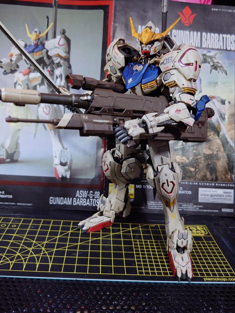 バルバトスさん 〜滑腔砲を添えて〜イケメンはどの武器を持たせても似合う気がします!