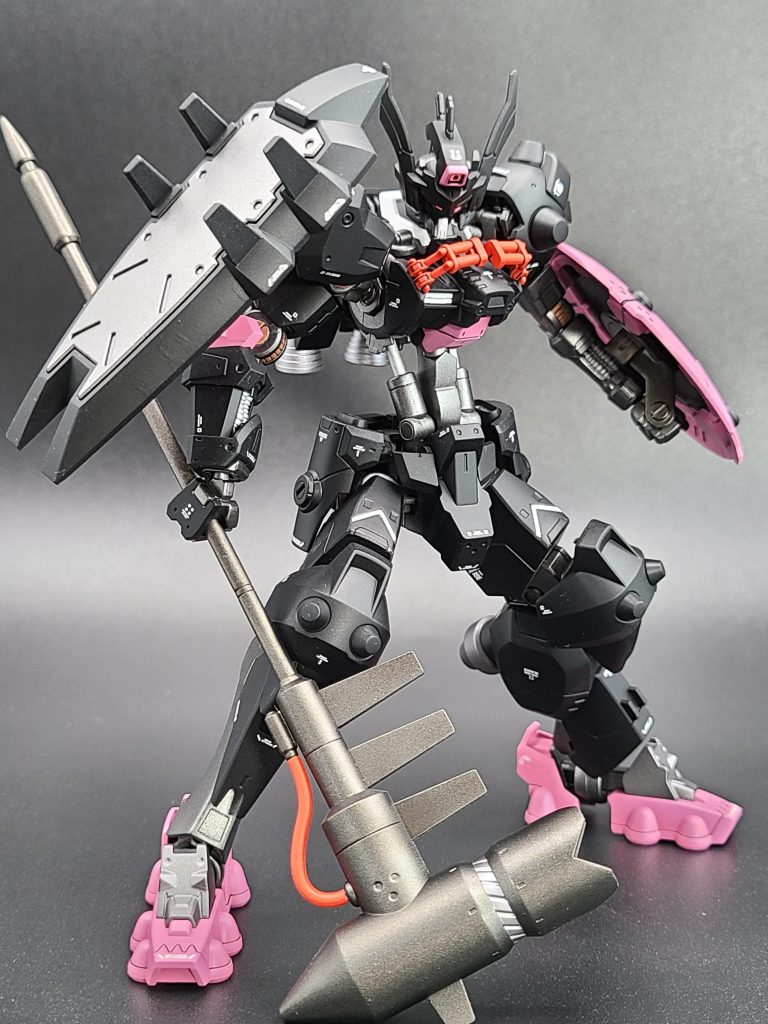 マイニングハンマー。今回は武器の塗り分けも楽しかったですね。合わせ目消しはダルいですが