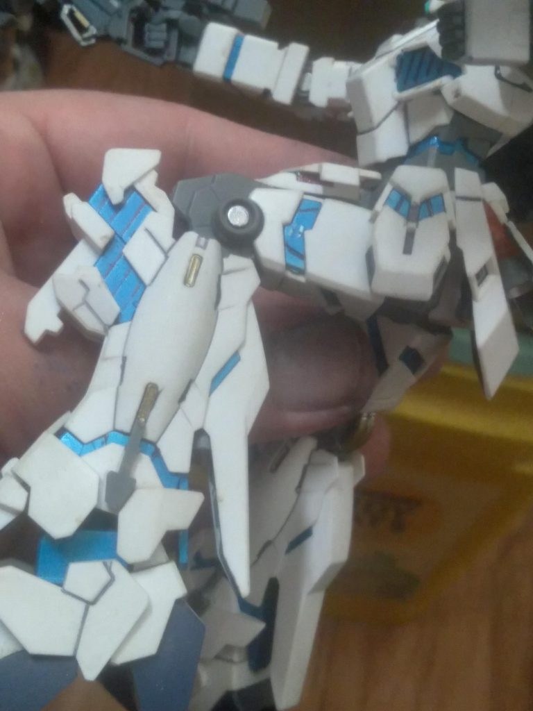 I might repaint it with this metallic blue green paint I have now. That might look cool