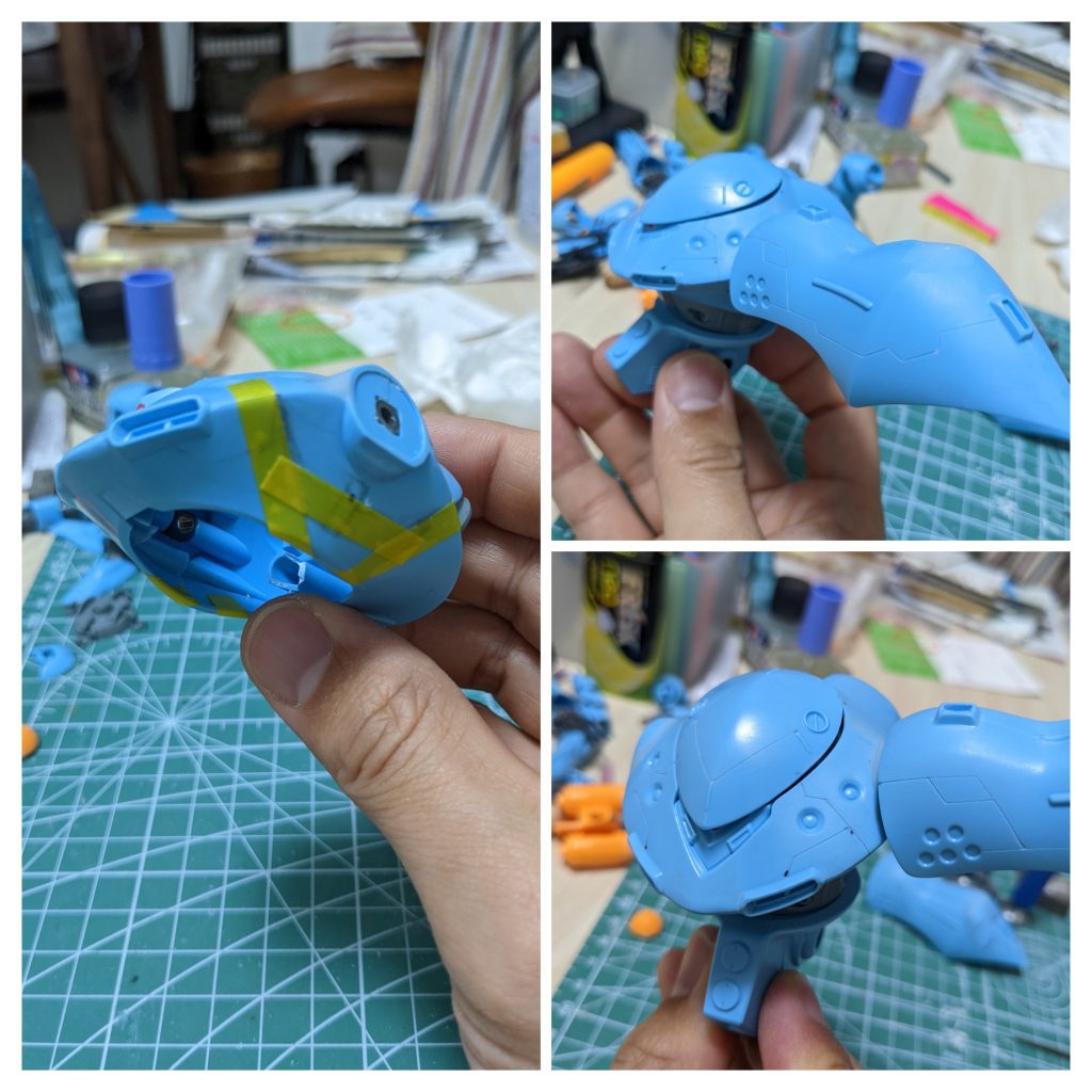 スジ彫りは楽しいよ。