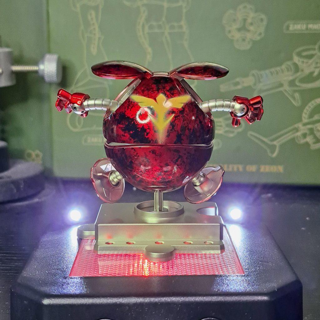 ロゴの塗装は若干失敗しましたが後ろはこんな感じに(*`･ω･)ゞ