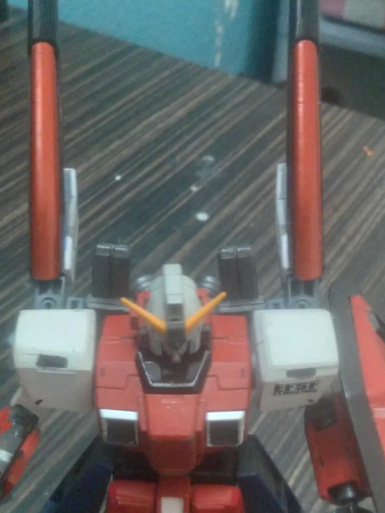 The Naudilus Gundam was developed by the Federation alongside the blue destiny units. When unit 2 gets stolen, the Naudilus was also in the container that housed unit 2. It was taken back to zeon and used later against the Federation forces