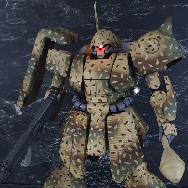 【途中】HGUC+MG マラサイ(アンブッシュ迷彩仕様)