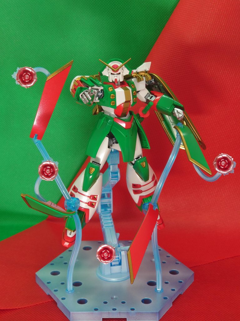 付属のアクションベースも冬仕様に塗装しました！