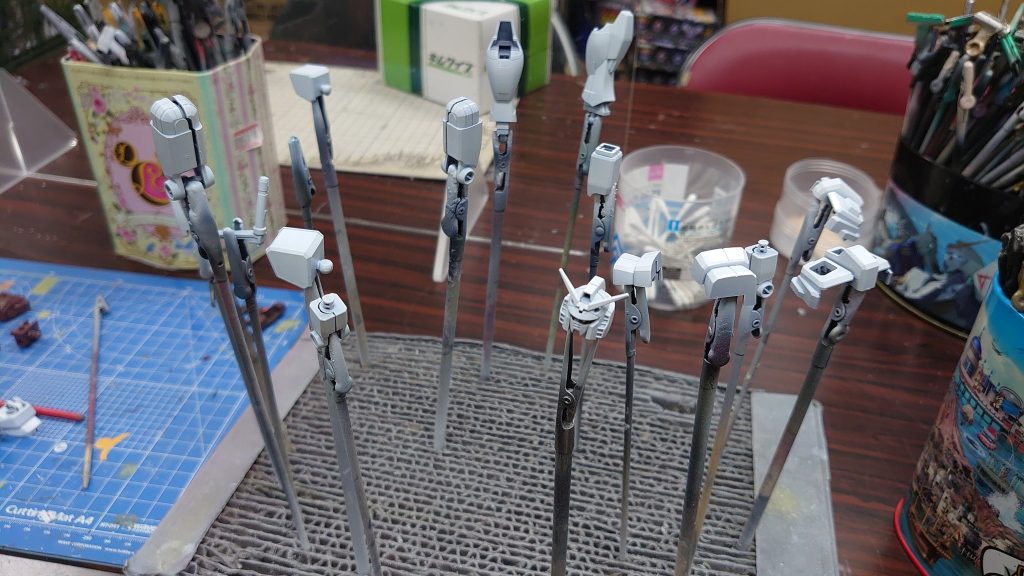 秋葉原工作室さんで初めてエアブラシ塗装を体験