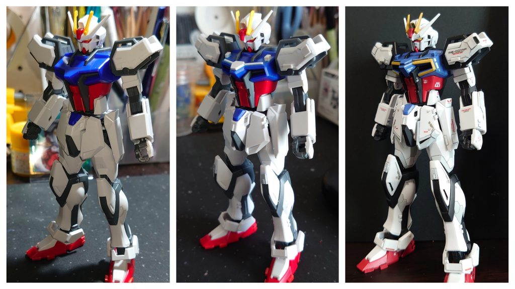 いつも通りのビフォーアフター。全塗装はプラスチック感が消えて、やっぱり良いですね。