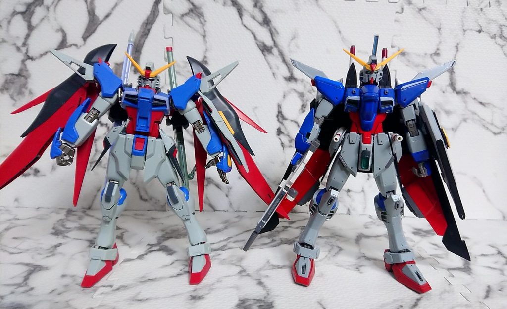 缶スプレー塗装で調合は出来ないのが難点でしたが、自分なりにかなりデスティニーに寄せられたと思ってます。