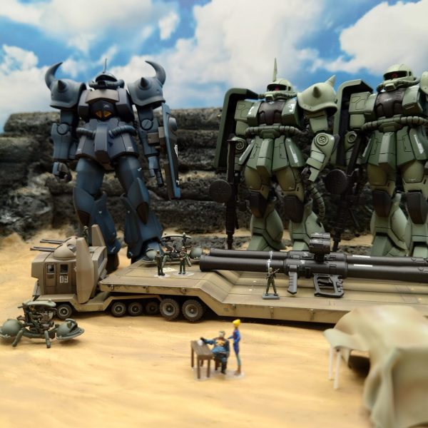 MS-07B グフ　と　ラル隊