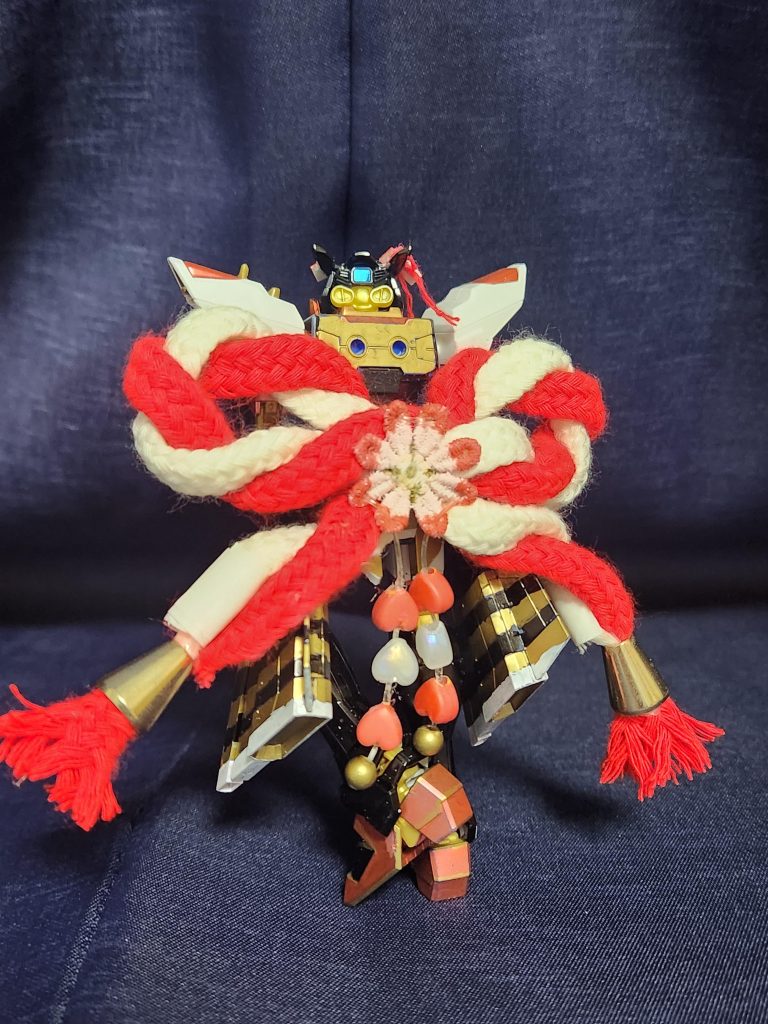 背中のリボンはちょっと大きくなってしまいましたが、全て百均の商品で作りました。お助けキタちゃんらしさを出そうと思い、バックパックは作らず状況に応じたバックパックを付けられるようにあえて何も作りませんでした。