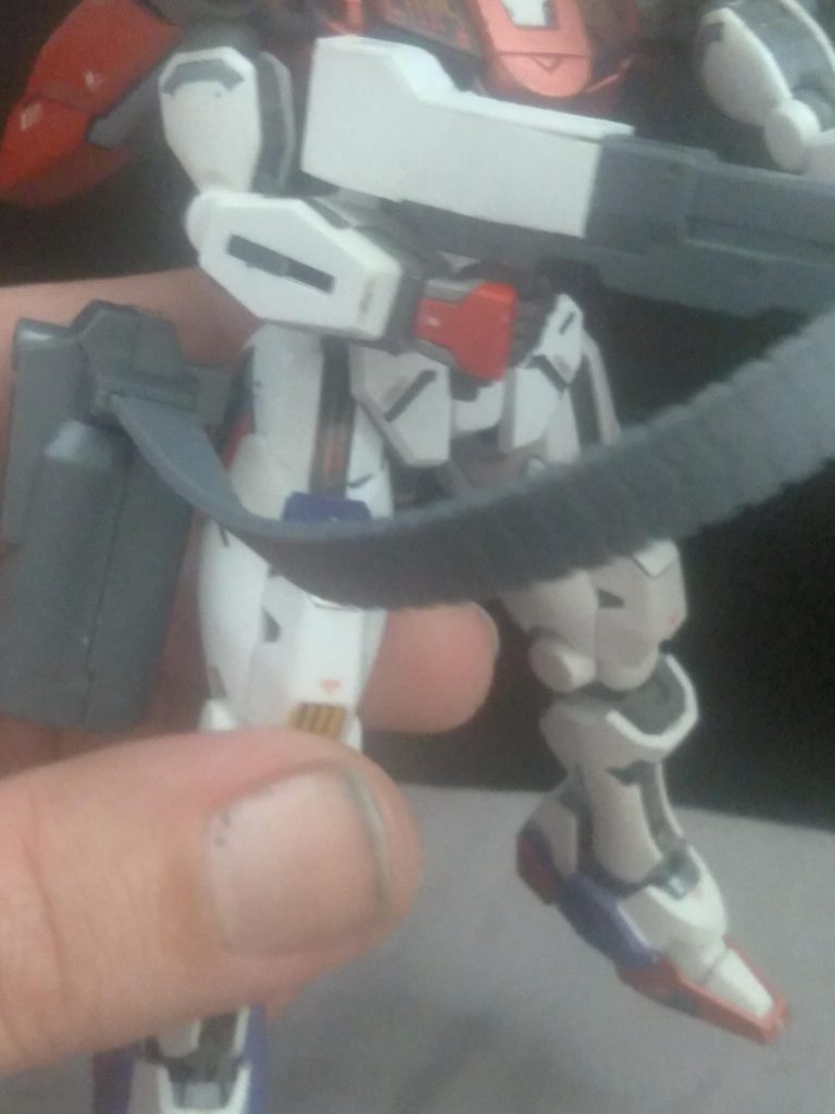 I made a custom stock from plastic plate 