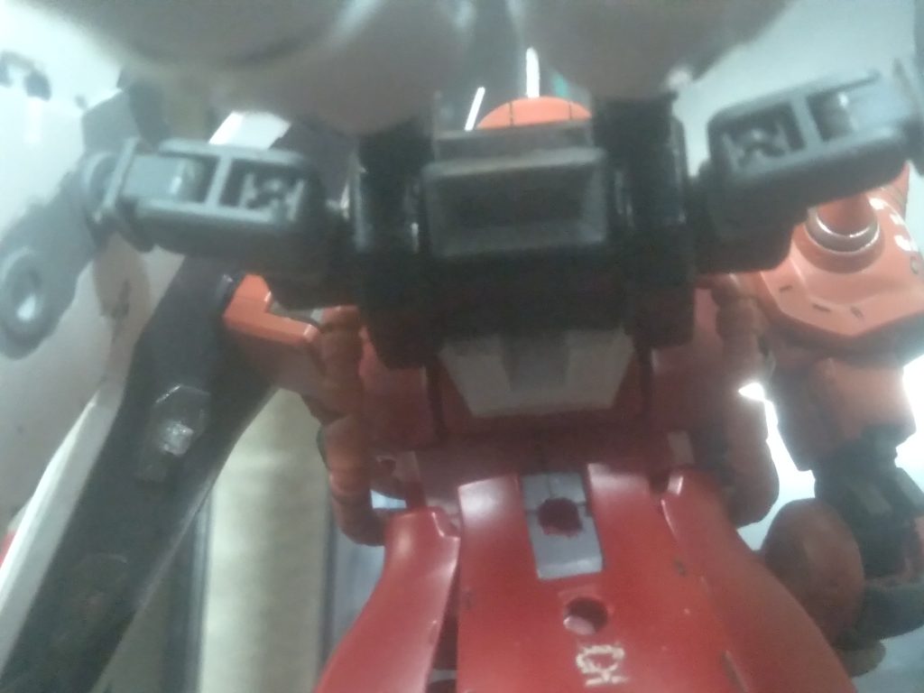 The main part of this wizard pack, the core unit. It has a large thruster as well. It also has 4 mounting points for attaching the additional parts