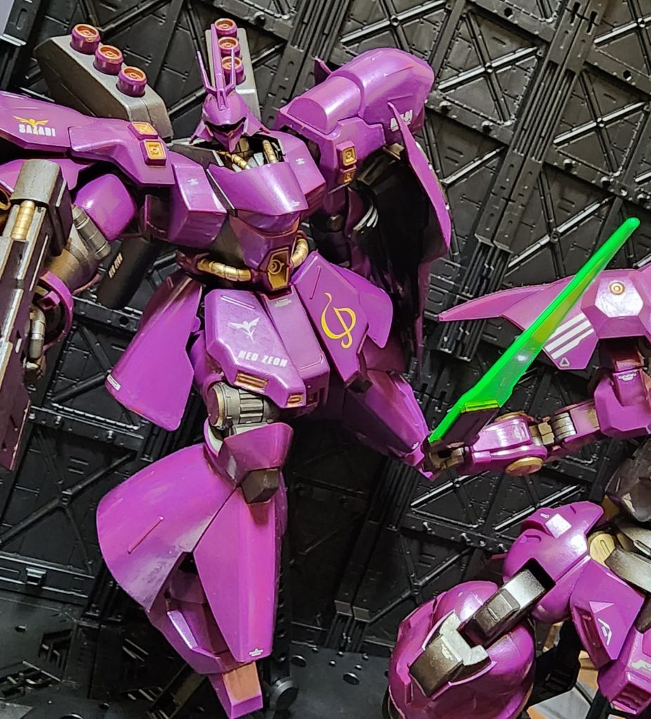 各部、ゴールドで部分塗装頑張りました( •̀ᄇ• ́)ﻭ✧