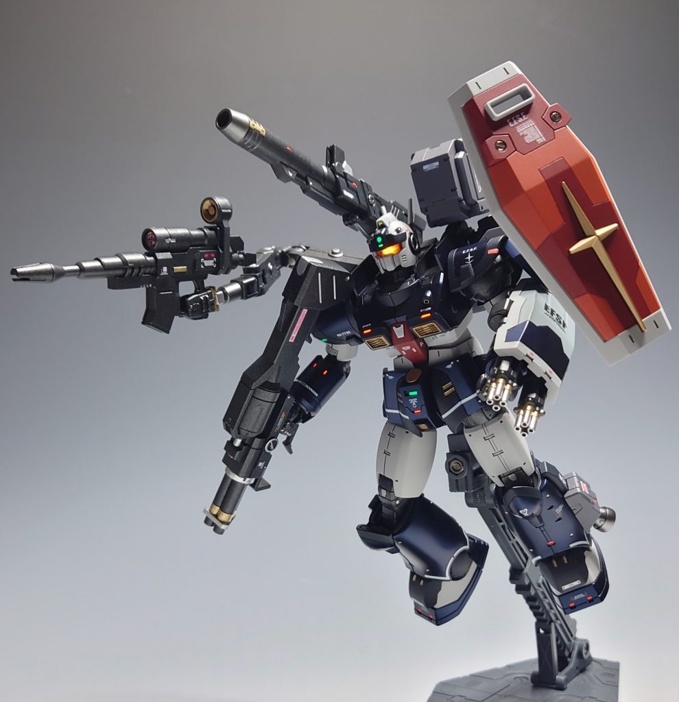 【空間戦闘イメージ】[解説]  レッドチップ・グリーンチップ部は蛍光色なのでUVライトで光ります。