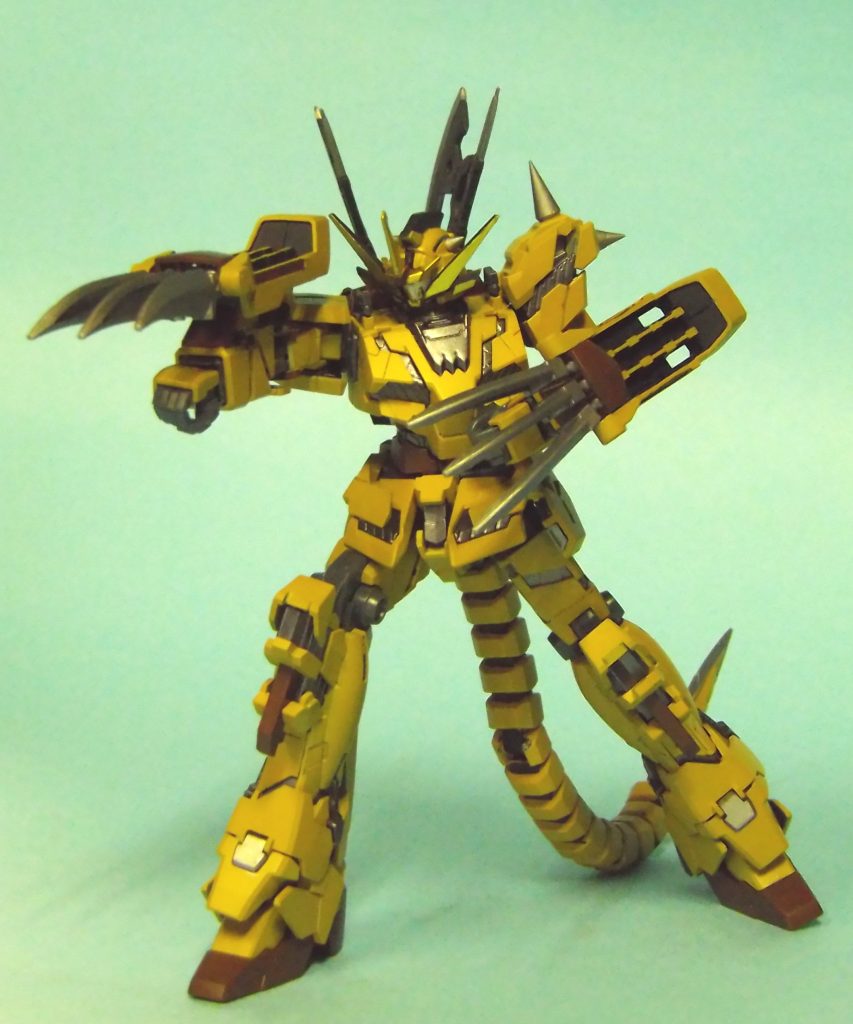 現物は実家の倉庫にしまい込んでいるため手元にはないのですが、ベースキットのユニコーンの形式ナンバーと私が最も応援していた木浪選手の背番号が同じ「0」だと気が付いたので、いずれタイガースカラー(セイヤ・キナミ専用機?)にリペイントできたらなあ、と思っています。