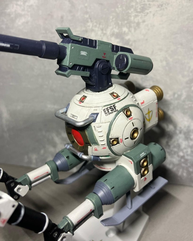 サンダーボルト版のボールなので自分的にいつもよりデカールを多めに貼り情報量を増やしました