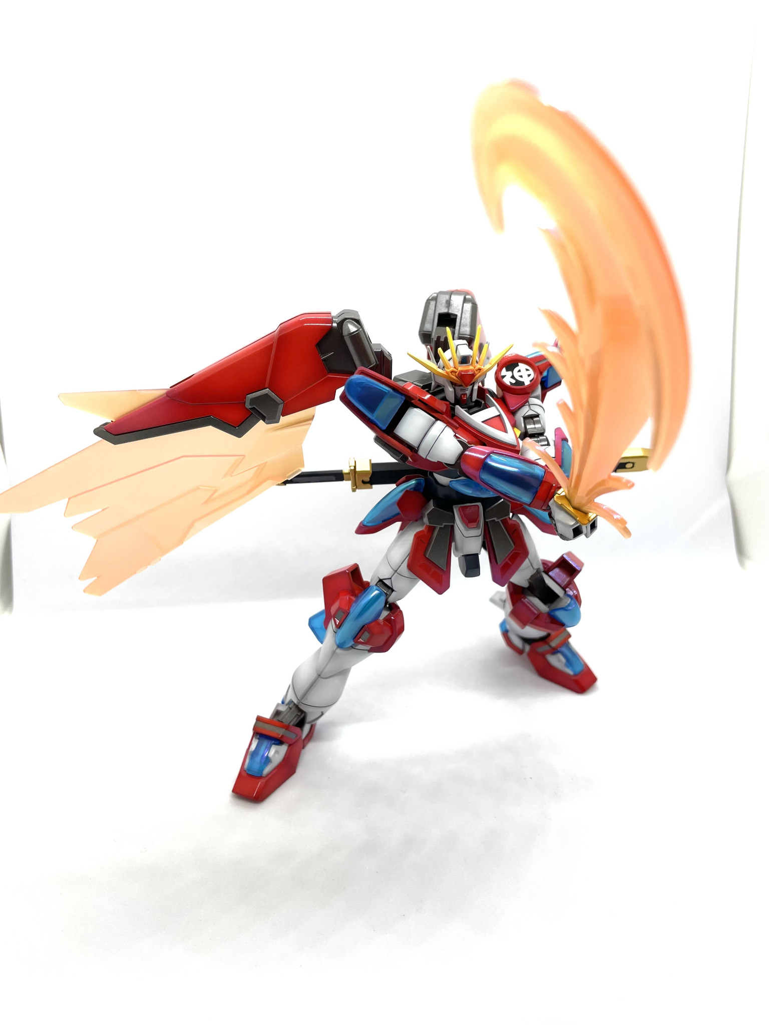 HG 神バーニングガンダム｜kimichiyoさんのガンプラ作品｜GUNSTA