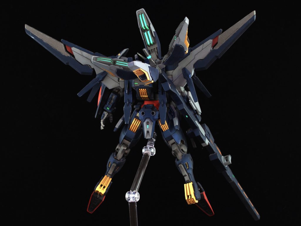 バックパックと、そこに取り付けたビットのラインがきれいに揃えられたのがお気に入りポイントです。