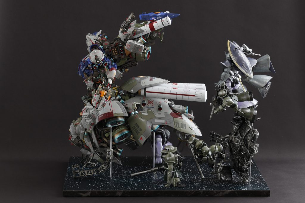 MSN-02 ZEONG 『脚がないぞ?新型か?あれで正解なのか?』–7枚目/制作者:しんきち