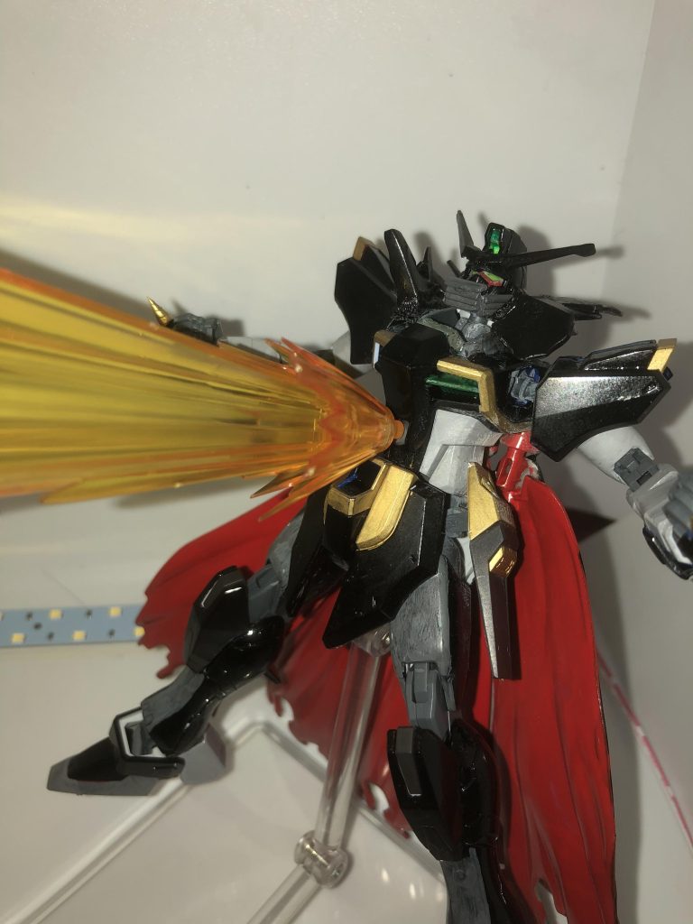 コトブキヤのブースト用のエフェクトですがピンク色に塗ったらそれっぽくなるかもと思ったり。