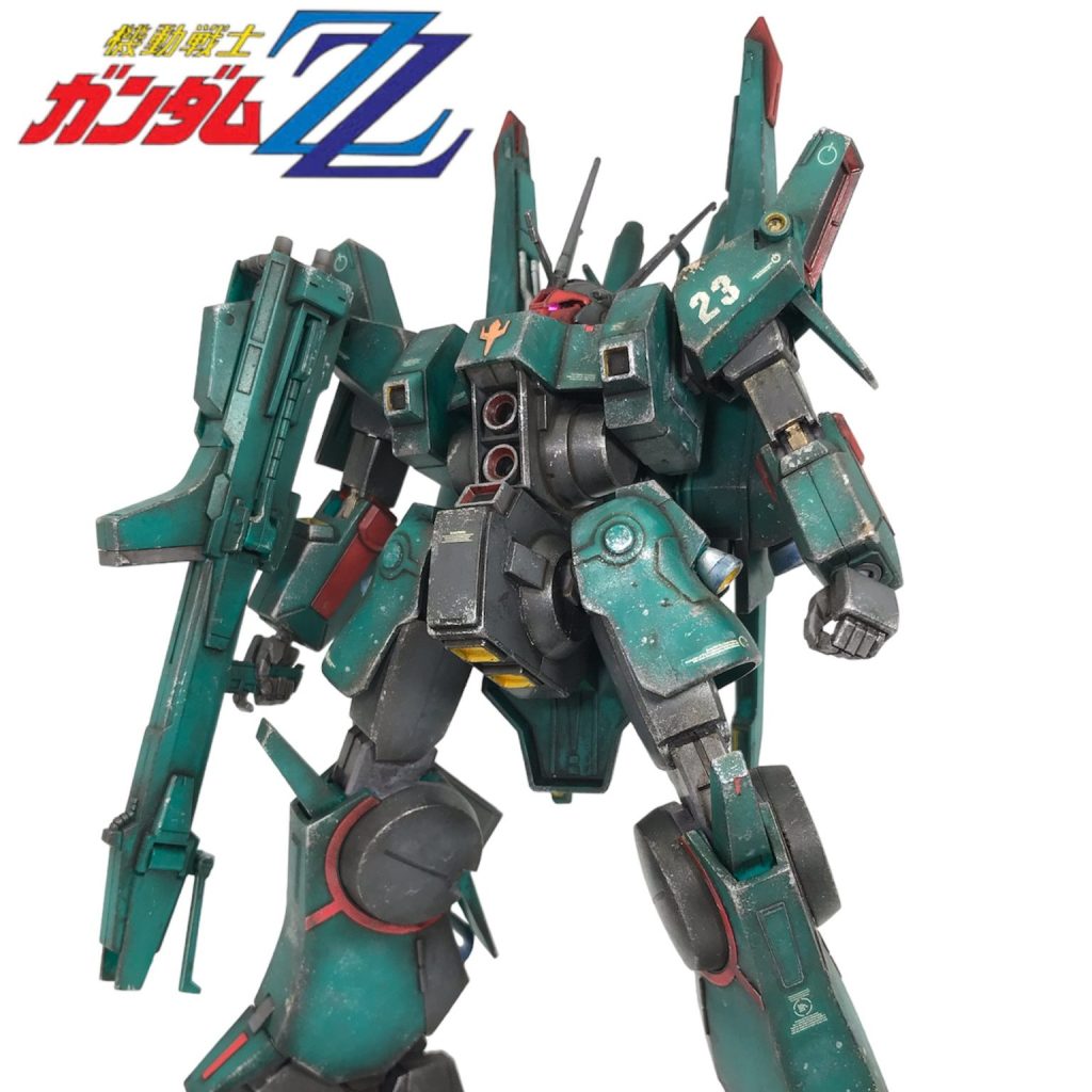 HG ドーベンウルフ（ZZ版） 無塗装 お手軽ウェザリング 成型色仕上げ ＋ 貧乏模活の楽しみ方｜tamamaさんのガンプラ 作品｜GUNSTA（ガンスタ）