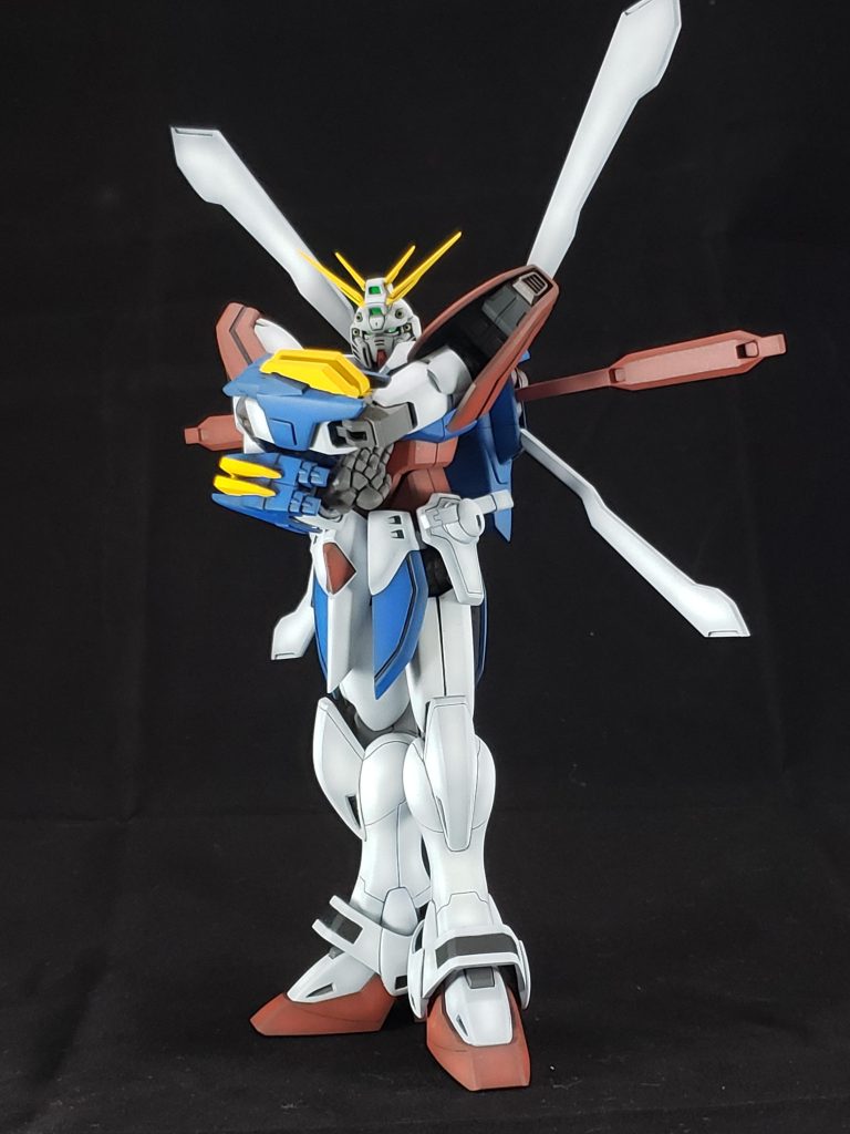 ゴッドフィンガーと並ぶ(笑)、腕組みポーズ。RGは未だに入手出来ていないのですが、どのような構造をしているのか気になります。