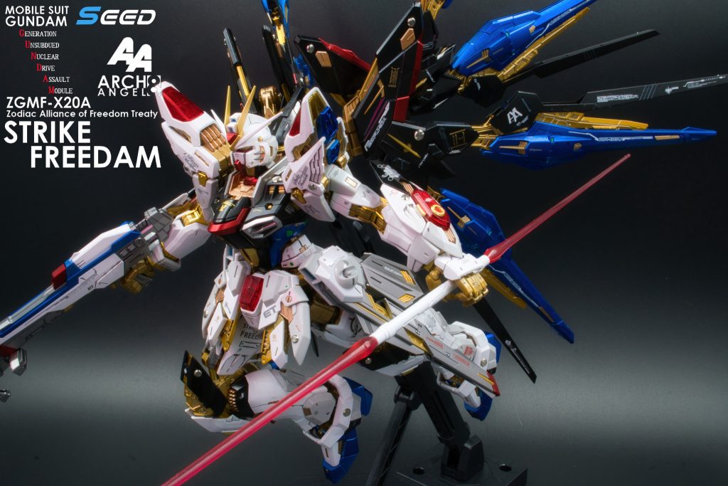 ZGMF-X20A_ストライクフリーダム_光の翼Ver_MGEX–3枚目/制作者：おすぎ