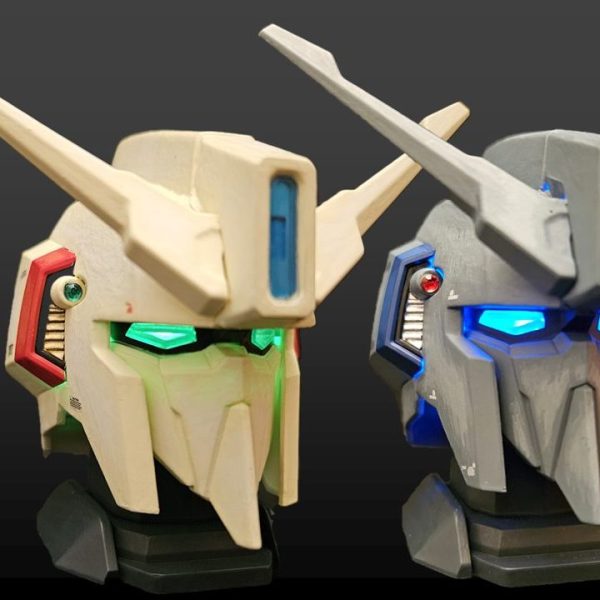 エクシードモデルZヘッド筆塗り＋電飾仕上げ