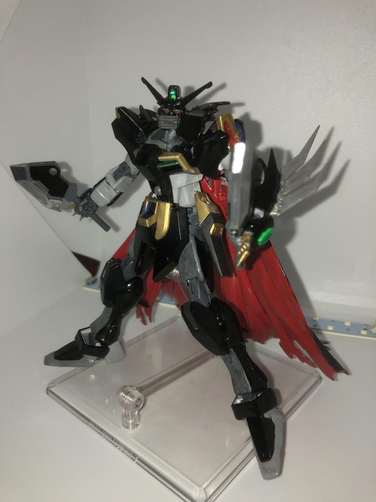 出来映えはともかくガンプラ改造でずっと前からやりたかったことをやれたので満足しています。なんならMGで使ってもよかったかもと思ったり。他のパーツのサイズ的にHGのが絶対作りやすいんだろうけど。