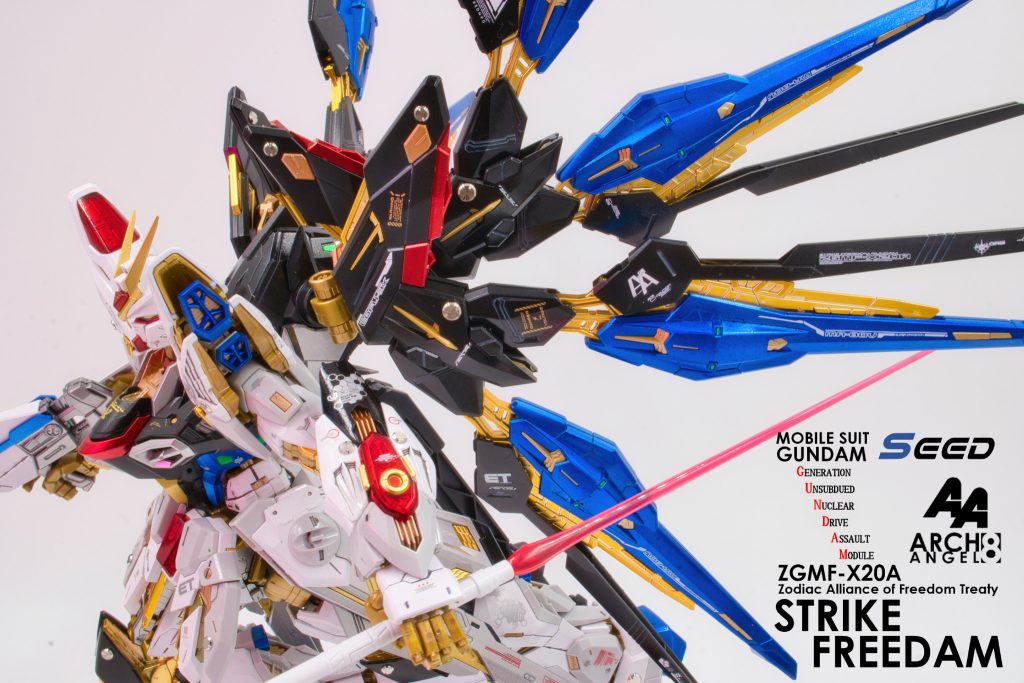 ZGMF-X20A_ストライクフリーダム_光の翼Ver_MGEX–4枚目/制作者：おすぎ