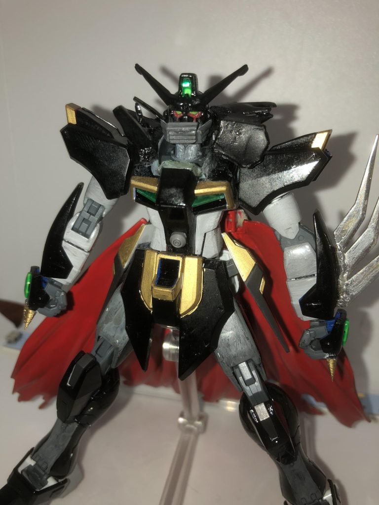 ついでに買うだけ買って全然使ってなかった撮影ブースも使用。MGが入らないほどの大きさだけどHGなら充分すぎるほどの大きさなのでちょうど良かったです。