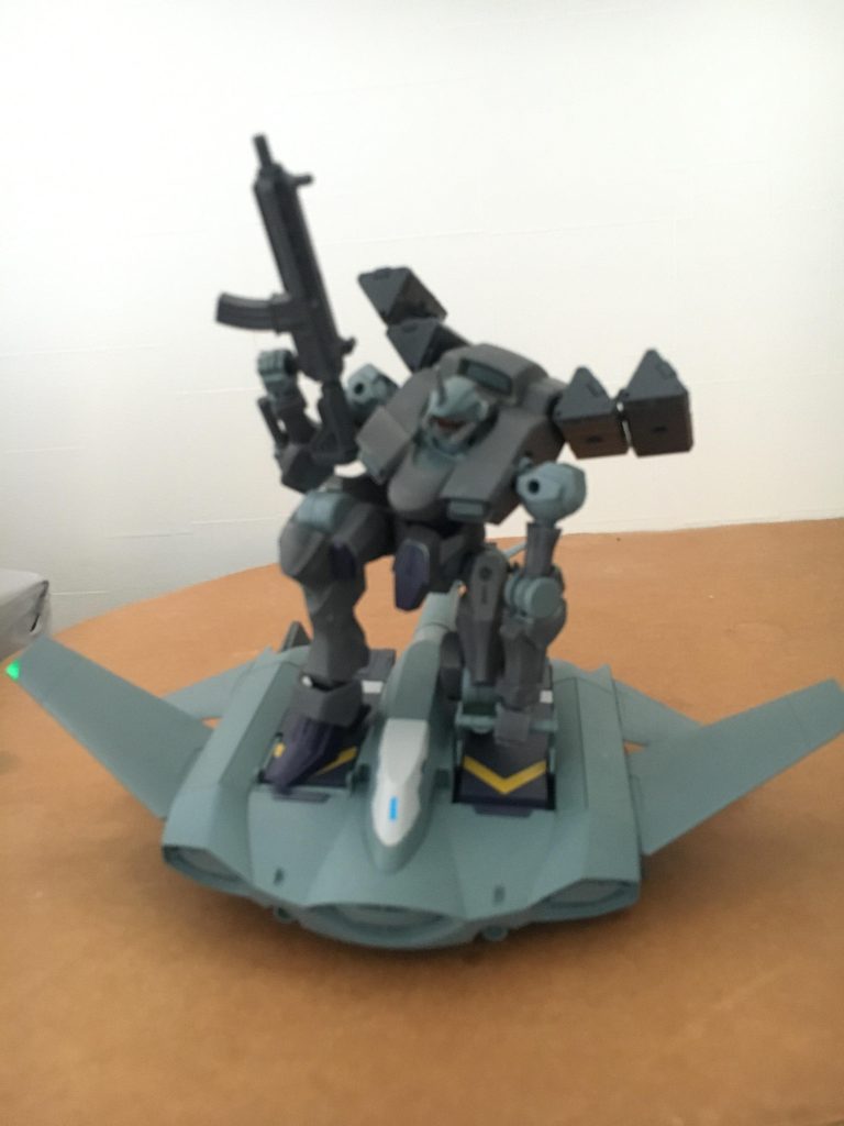 ティックバランに乗り移動中