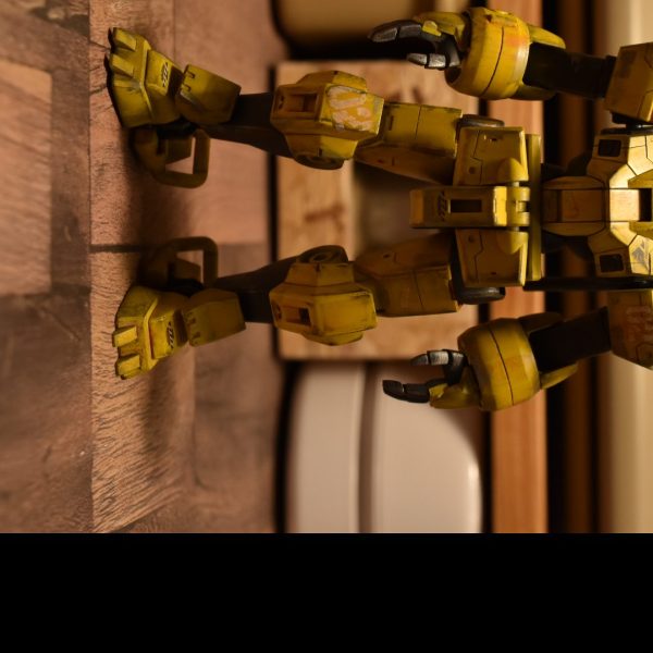 初ウェザリング塗装！！デミトレーナーちゃん