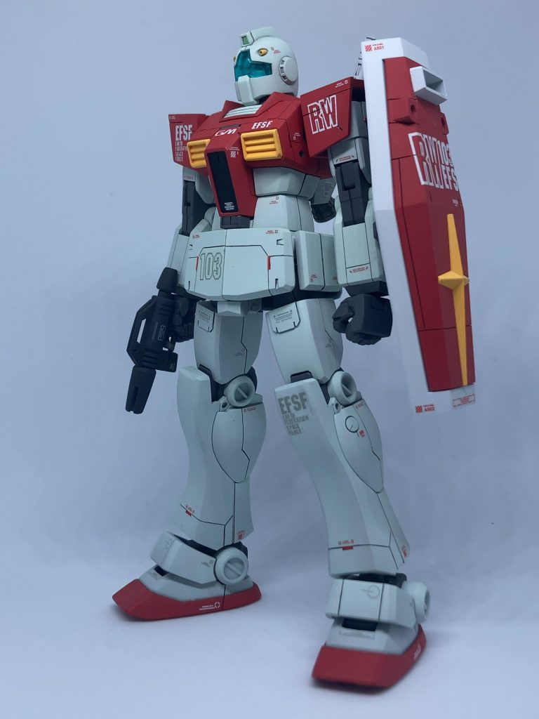 【HGUC】RGM-79ジム　連邦軍量産型MS　ガンプラ　ジャンク　組立済完成品 HGUC】RGM-79ジム 連邦軍量産型MS ガンプラ ジャンク 組立済完成
