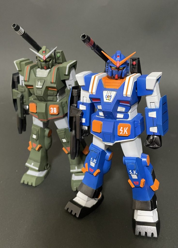今年2体目のフルアーマーガンダム!半年前のフルガンと2ショットバンダイさま、そろそろ再販をお願い致します🙇最後までご覧下さりありがとうございました