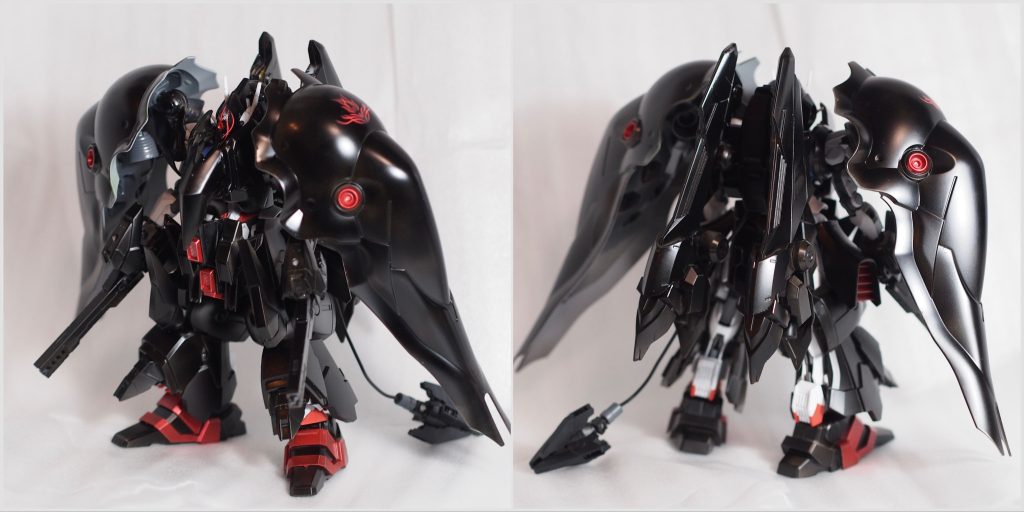 劇場版ナデシコに登場するブラックサレナに見立ててエアリアルに主にクシャトリヤの外装を被せました