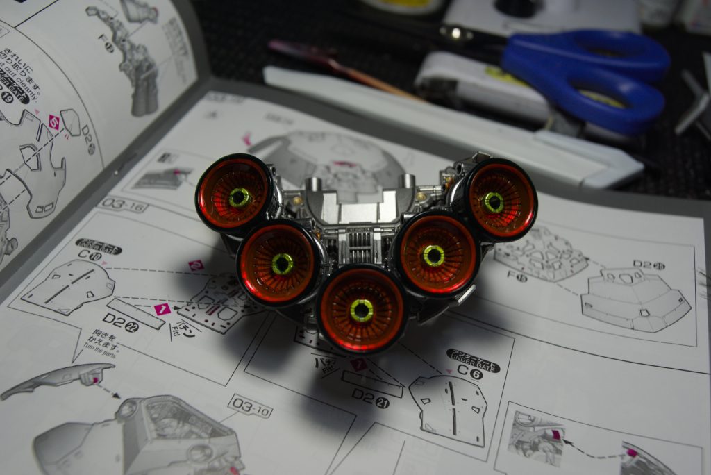 RG ガンダムベース限定 ジオング[クリアカラー]–4枚目/制作者：@ProphetDriver