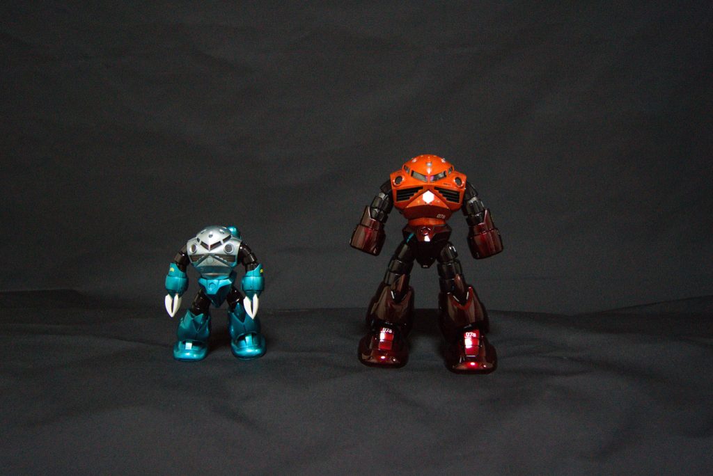 同時進行で作ったHGUCと