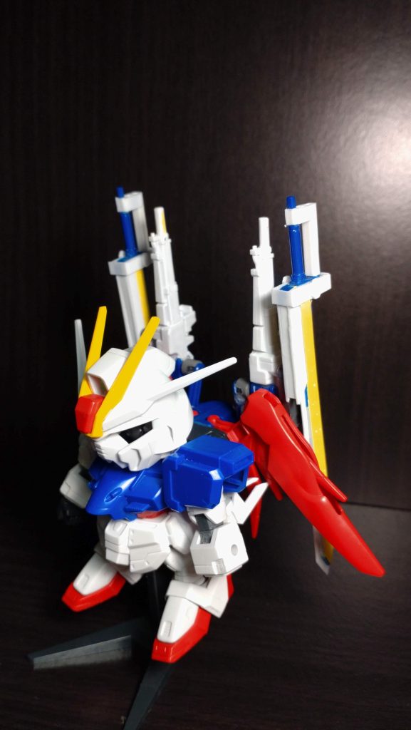 仮組時。肘とエクスカリバー以外はほとんどミキシングで対応してます。