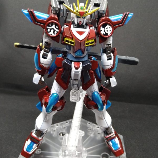 神バーニングガンダム　全塗装