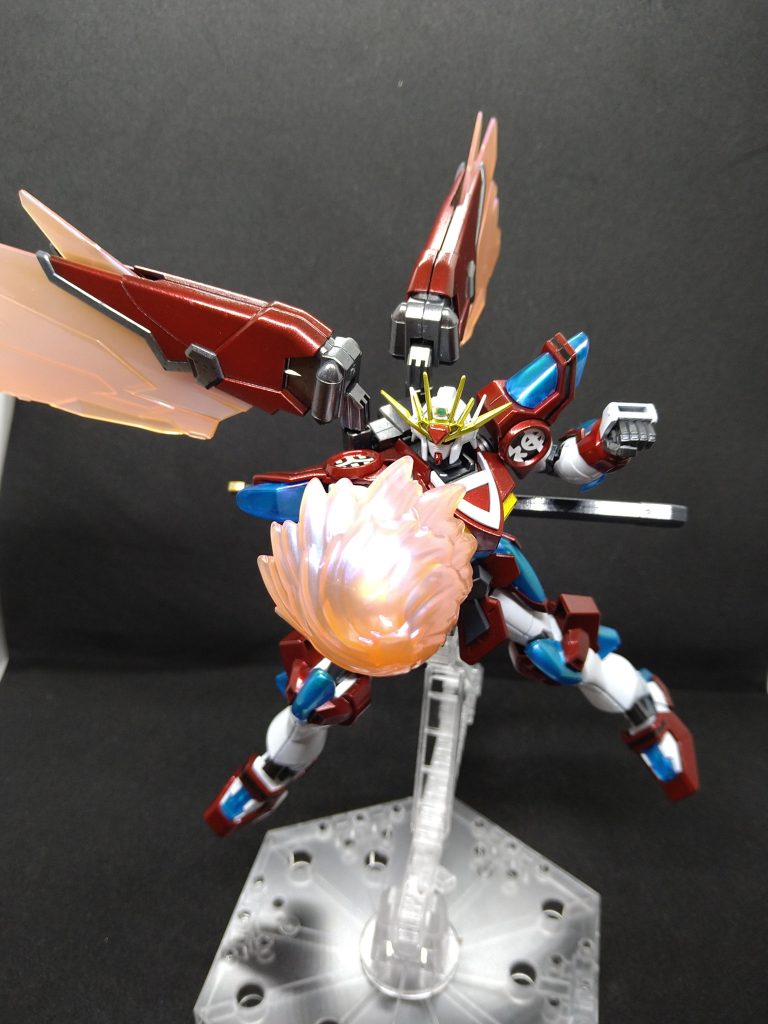 神バーニングガンダム　全塗装–2枚目/制作者：はる