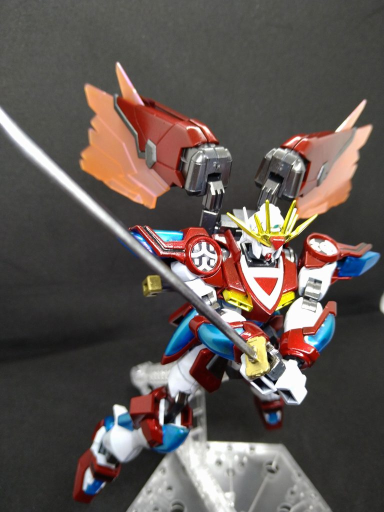 神バーニングガンダム　全塗装–3枚目/制作者：はる