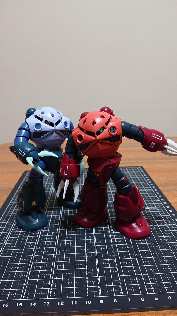 今回は2体で投稿してみました。閲覧ありがとうございました。