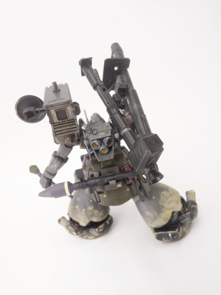 …というわけで、私の一連の「残党軍風ジオンMS群・格納庫ジオラマ」はこんな方向に向かっていく…かも?(笑)この少し後にUC0096トリントン襲撃に参加、そしてUC0105アデレードへ…という夢想。中尉殿がオーストラリアに拘る理由は、少佐の “星屑の記憶” の面も多少はあるものの、少佐から託された “客人” がその後思わぬパイプに育ったというのが大きな要素。