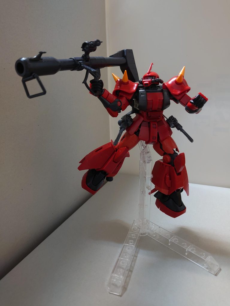 最後にSEED撃ち(失敗)。 以上、RG高機動型ザクでした。次回はウイングゼロ改造ガンプラの再改造(ぉ 前回のAfterglowメンバー・羽沢つぐみの作例は→https://gumpla.jp/hg/1624858