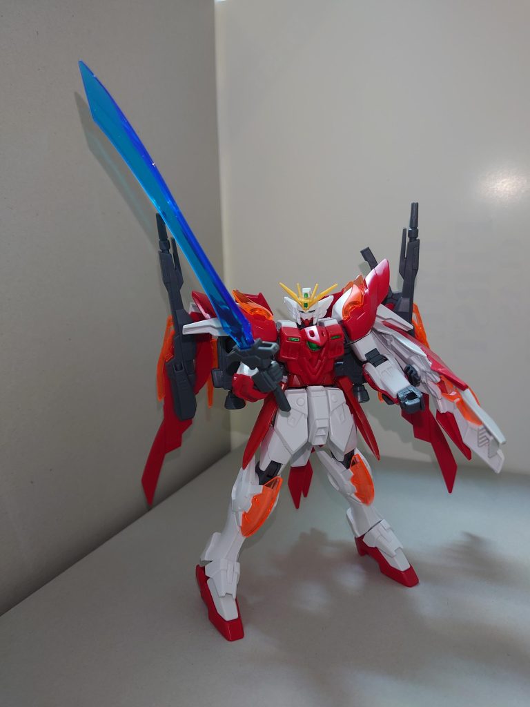 というわけで「ウイングガンダムゼロ火天」でした。カラドボルグゼロのビーム刃は30MMより。次回は、予定よりも遅れましたが、あの無人機の有人機化&可変機化にチャレンジ! 前回のPoppin'partyメンバー・市ヶ谷有咲の作例は→https://gumpla.jp/rg/1664704