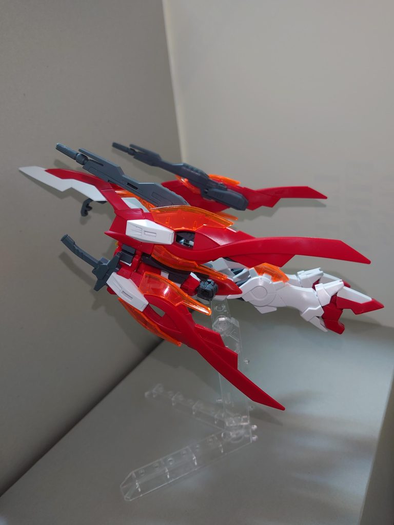 ウイングバインダーを側面に動かした状態。通常の移動時にはこの姿。