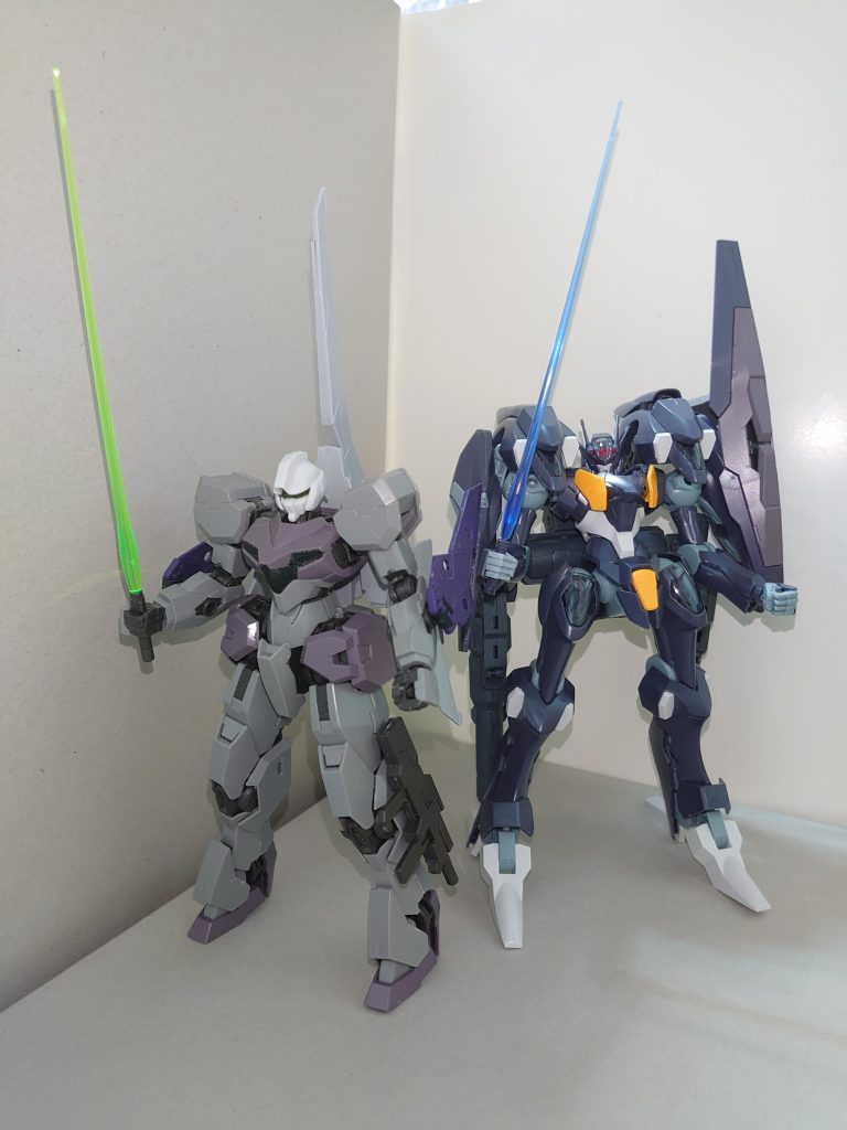 前作のジムヴォルヴァと共に。以上、アークファラクトでした。次回も可変機をば。前回のMorfonicaメンバー・倉田ましろの作例は→https://gumpla.jp/hg/1650332