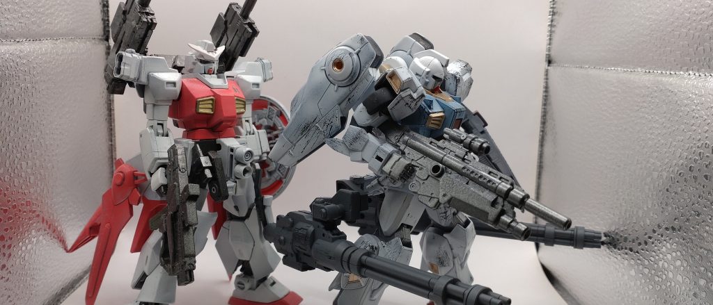グリプス戦役モビルスーツと。多分小隊を組んでいたのではないかな、的な。