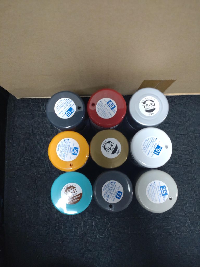 使用スプレーは以上です。