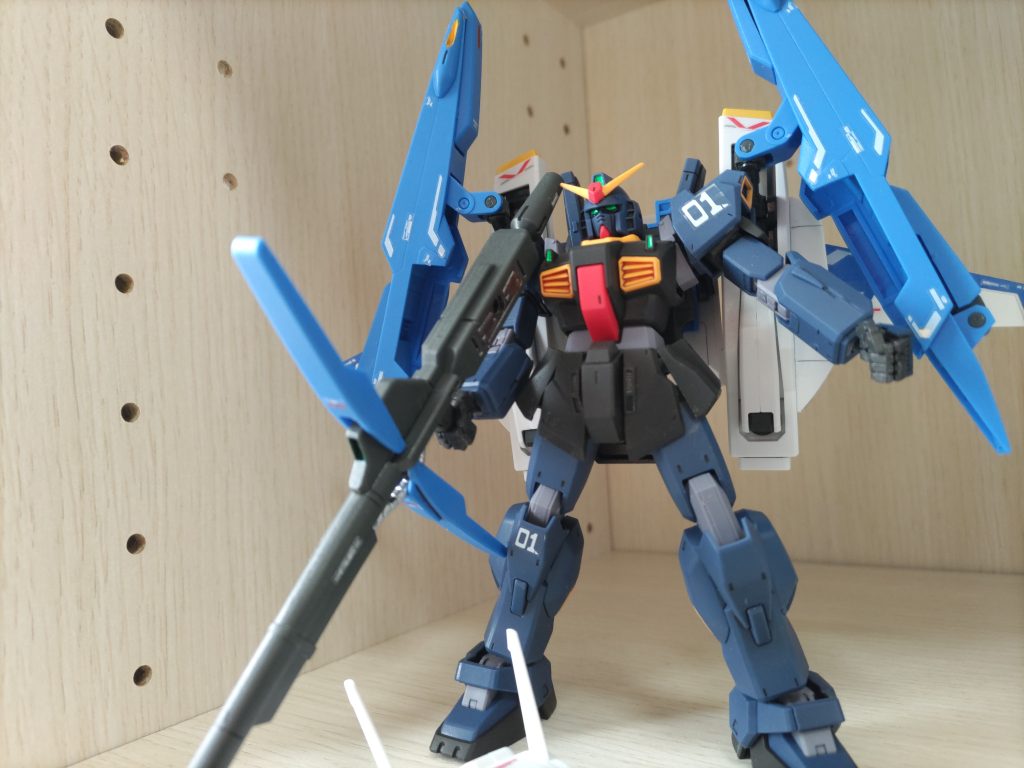 HGスーパーガンダム　つや消し後